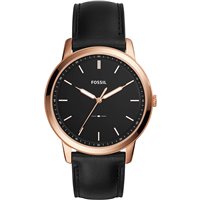 Montre Fossil Homme Minimalist in Acier plaqué or rose FS5376